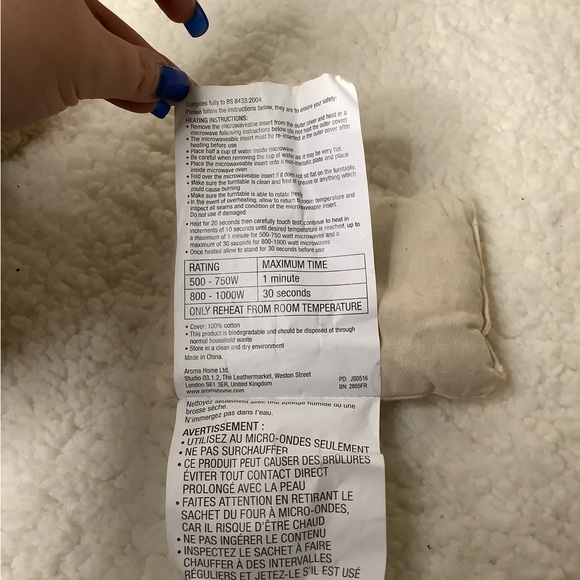 Aroma Home Microwaveable Heated Bunny Rabbit Plush Stuffed Animal - Picture 6 of 7